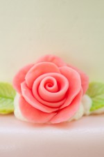 Wedding Cake, Pink Rose, Bakery